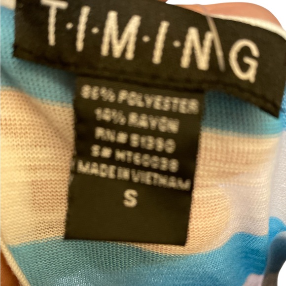 Timing Striped Racerback Tank Top | Size Medium | Multicolor—new with tag - Picture 2 of 4
